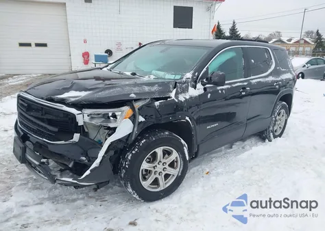 2018 GMC Acadia Sle-1 из США, поврежденный, VIN 1GKKNKLA1JZ114908